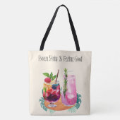 Vakantie, drinken en meer tote bag (Voorkant)