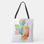 Vakantie, drinken en meer tote bag (Voorkant)