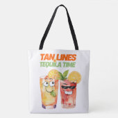Vakantie, drinken en meer tote bag (Voorkant)
