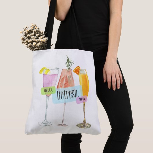 Vakantie, drinken en meer tote bag (Dichtbij)