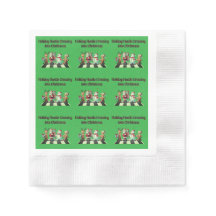 Vakantie drukte oversteken in kerstpapier