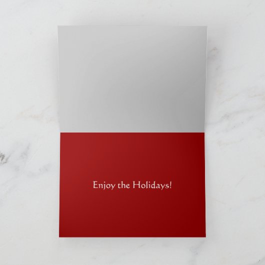 Vakantie Duitse herder groet Feestdagen Kaart (Binnen)