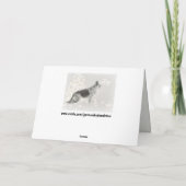 Vakantie Duitse herder groet Feestdagen Kaart (Achterkant)