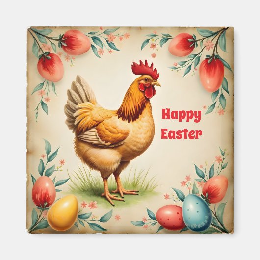 Vakantie Easter Trendy Collectie Magneet (Voorkant)