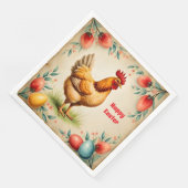 Vakantie  Easter Trendy Collectie Servet (Hoek)