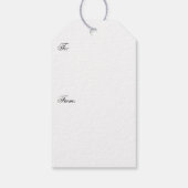 Vakantie echo's  cadeaulabel (Achterkant)