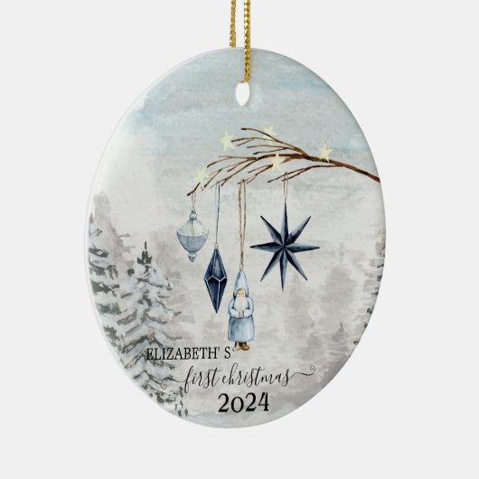 Vakantie Eerste Kerstboom Decoratie (Rechts)