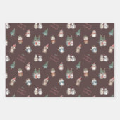 Vakantie-egels Seizoensgebonden inpakpapier (Voorkant 3)