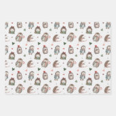 Vakantie-egels Seizoensgebonden inpakpapier Vel (Voorkant 2)