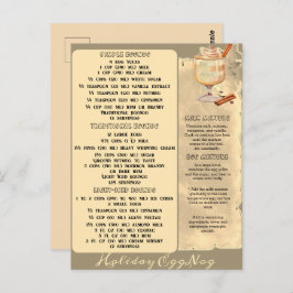 VAKANTIE EIERPUNTENRECEPTEN | BRIEFKAART