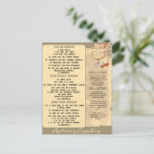 VAKANTIE EIERPUNTENRECEPTEN | BRIEFKAART (Staand voorkant)