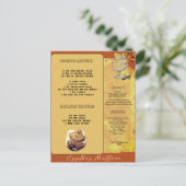 VAKANTIE EIERPUNTS MUFFIN RECEPT | BRIEFKAART (Staand voorkant)