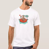 Vakantie, eiland t-shirt (Voorkant)