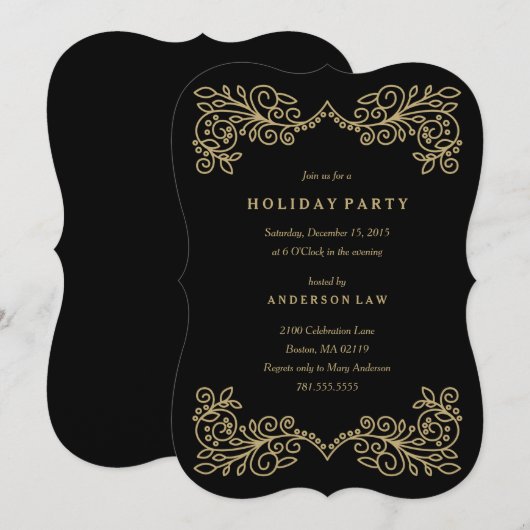 Vakantie Elegance Corporate Kaart (Voorkant / Achterkant)