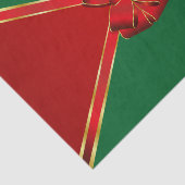 Vakantie Elegance Red Bow Tissuepapier (Detail)