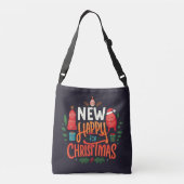 Vakantie elegantie: Christmas Crossbody Bag Crossbody Tas (Achterkant)