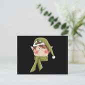 Vakantie Elf T-shirts en geschenken Feestdagenkaart (Staand voorkant)