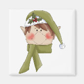 Vakantie Elf T-shirts en geschenken Magneet (Voorkant)