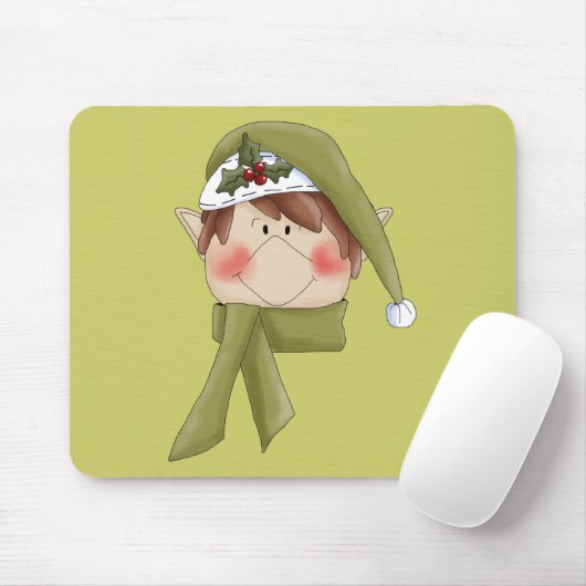 Vakantie Elf T-shirts en geschenken Muismat (Met muis)