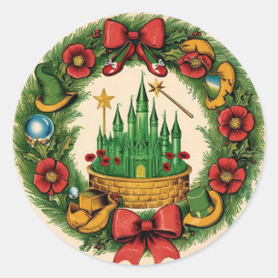 vakantie Emerald City Ronde Sticker