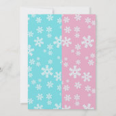 Vakantie en Baby van feestdag onthullen partijpoli Kaart (Achterkant)