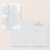 Vakantie en eenvoudige genoegens folie kaart (Display)