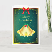 Vakantie en gezegend kerstbedrijf Holiday Kaart (Achterkant)