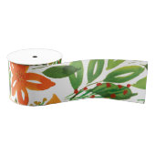 Vakantie en handbediende bloemen grosgrain lint (Spoel)