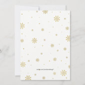 Vakantie en kerstfeest Kaart (Achterkant)