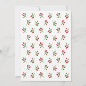 Vakantie en kerstfeest Kaart (Achterkant)