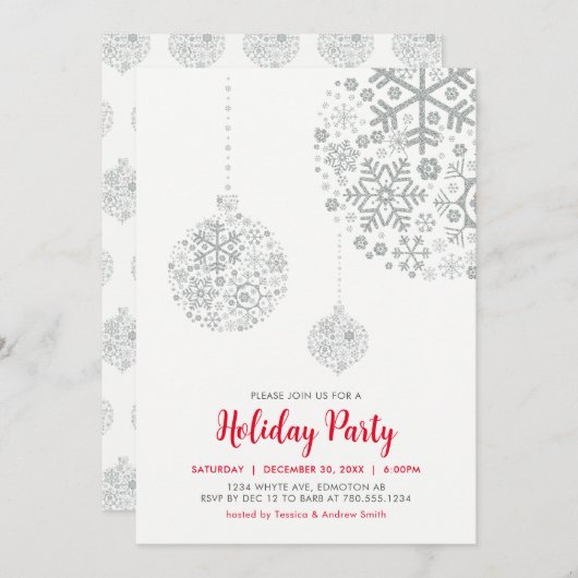 Vakantie en kerstfeest Kaart (Voorkant / Achterkant)