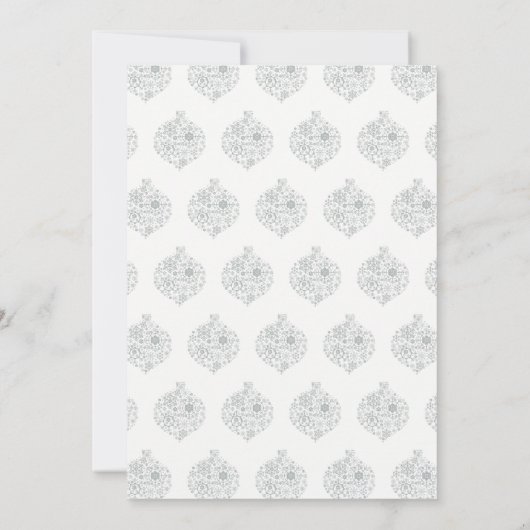 Vakantie en kerstfeest Kaart (Achterkant)