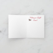 Vakantie en kerstkaart feestdagen kaart (Binnen)