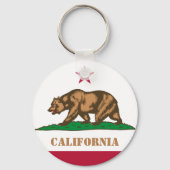 Vakantie en sport in Californië Sleutelhanger (Achterkant)