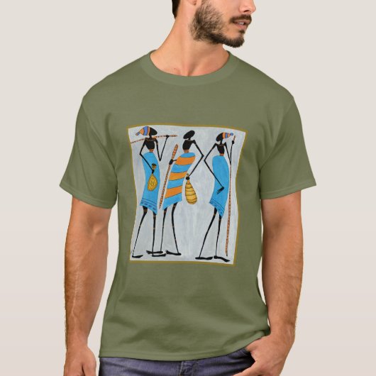 Vakantie en zomer, Maasai Warriors T-shirt (Voorkant)