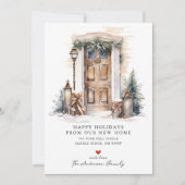 Vakantie Entree Nieuw Huis Verhuizen Aankondiging (Voorkant)