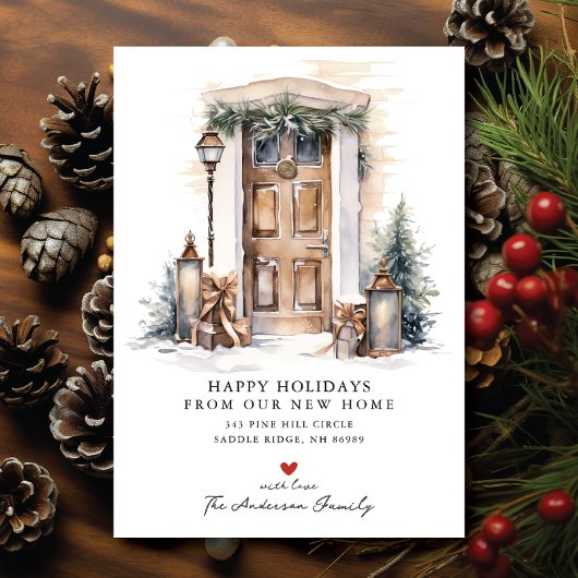 Vakantie Entree Nieuw Huis Verhuizen Aankondiging