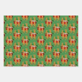 Vakantie Escaping Gingerbrood Cookies Cute Inpakpapier Vel (Voorkant 3)