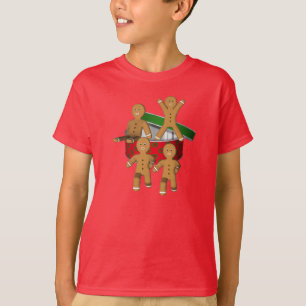 Vakantie Escaping Gingerbrood Cookies Cute T-shirt