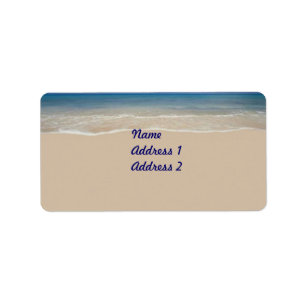 Vakantie-etiket Etiket