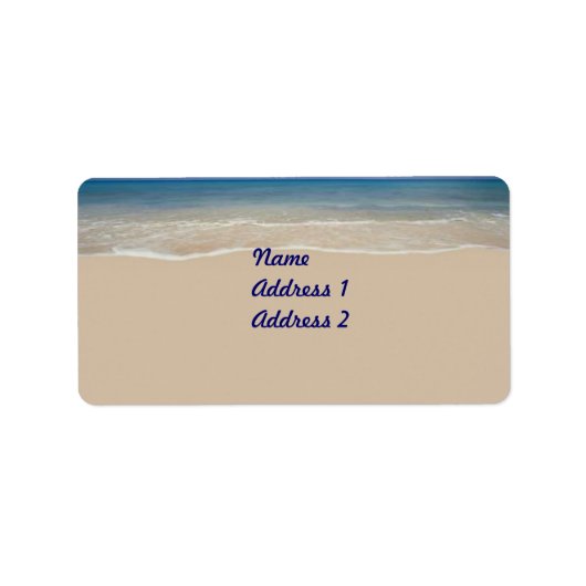 Vakantie-etiket Etiket (Voorkant)