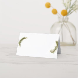 Vakantie Evergreen Place Cards Plaatskaartje