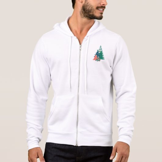 Vakantie Evergreens Design Hoodie (Voorkant)