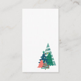 Vakantie Evergreens Design Informatiekaartje