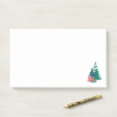 Vakantie Evergreens Design Post-it® Notes (Op bureau)