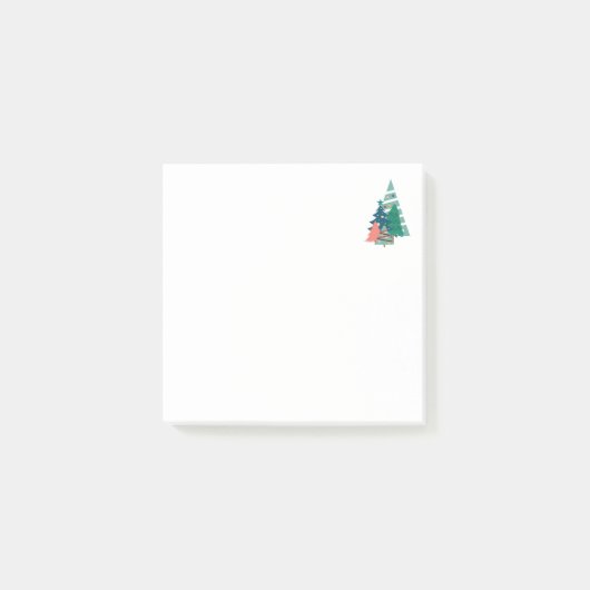 Vakantie Evergreens Design Post-it® Notes (Voorkant)