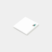 Vakantie Evergreens Design Post-it® Notes (Schuin)