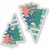 Vakantie Evergreens Design Sticker (Voorkant)