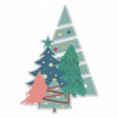 Vakantie Evergreens Design Sticker (Voorkant)