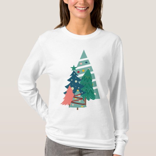 Vakantie Evergreens Design T-shirt (Voorkant)